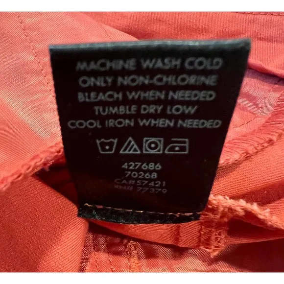 Ann Taylor "Devin Fit" Rust/Burnt Orange Spice cropped pants Sz. 4 - Picture 10 of 11